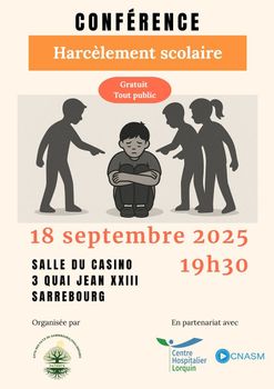 Soirée thématique : le harcèlement scolaire