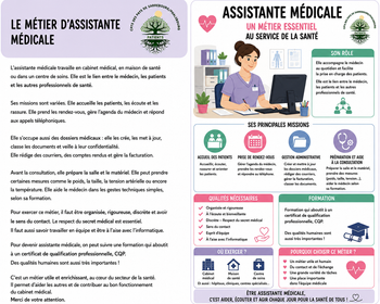 METIER D'ASSISTANTE MEDICALE