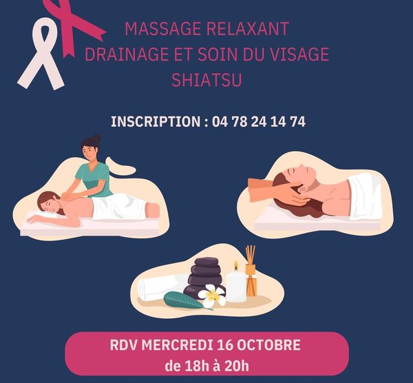 Massage relaxant, drainage et soin du visage shiatsu
