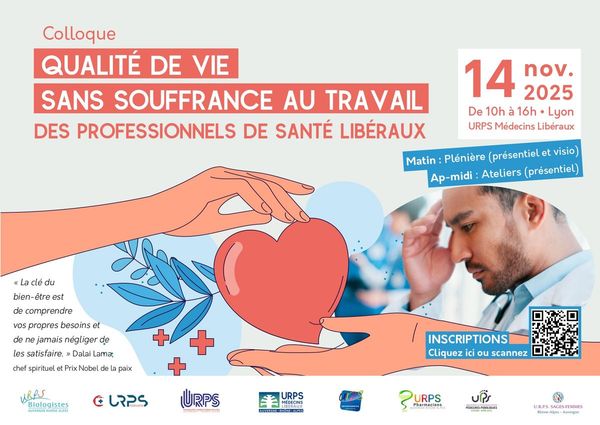 14 NOVEMBRE (10h-16h) - Qualité de vie sans souffrance au travail
