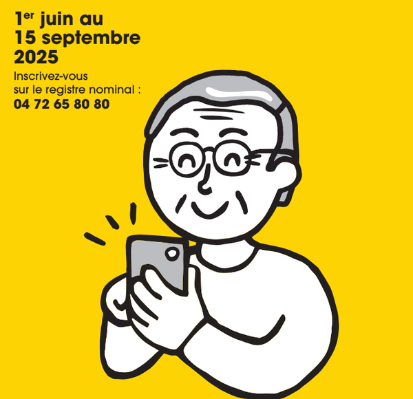 Canicule - Registre de la ville de Villeurbanne 