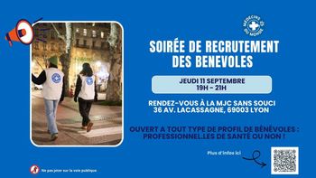 11 SEPTEMBRE - Rencontre avec Médecins du Monde pour échanger sur les actions de bénévolat