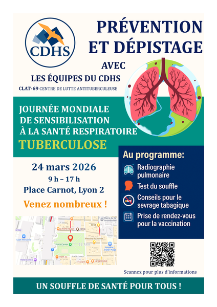 24 MARS - Journée mondiale de lutte contre la tuberculose
