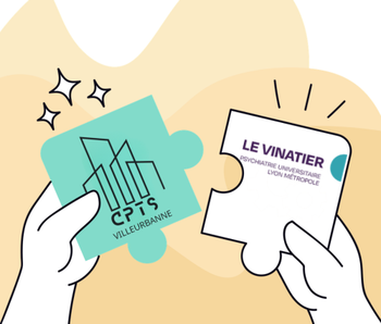 Signature d'une convention avec le CH Le Vinatier et la CPTS Villeurbanne