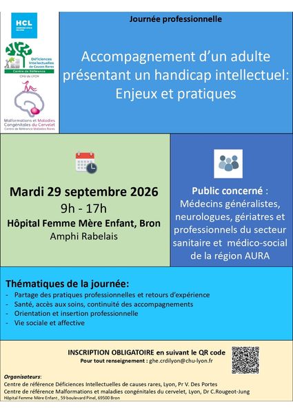 29 SEPTEMBRE - Invitation Journée professionnelle Accompagnement de l'adulte TDI
