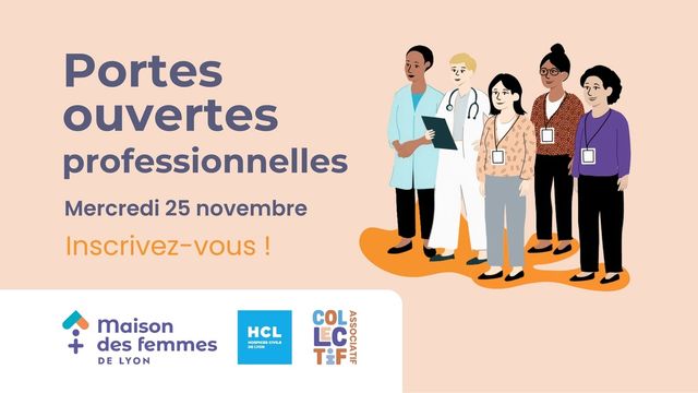25 NOVEMBRE - Maison des femmes : Portes ouvertes aux professionnels