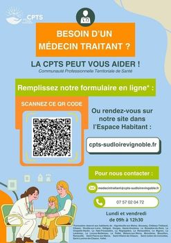 A la recherche d'un médecin traitant ?