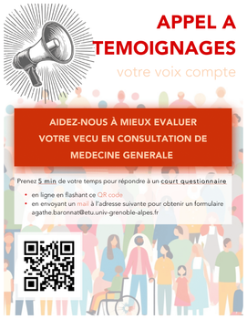 Enquête Nationale sur le vécu des patient.es en consultation de médecine générale