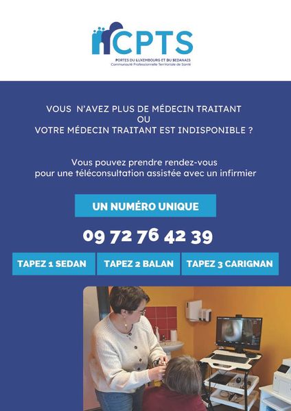 🩺 Un numéro unique pour accéder à une téléconsultation assistée