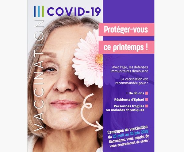💉Campagne Covid-19 printemps 2026 😷