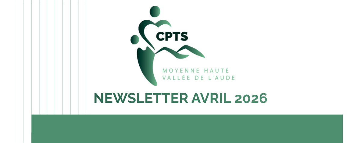 Newsletter d'Avril de la CPTS MHVA