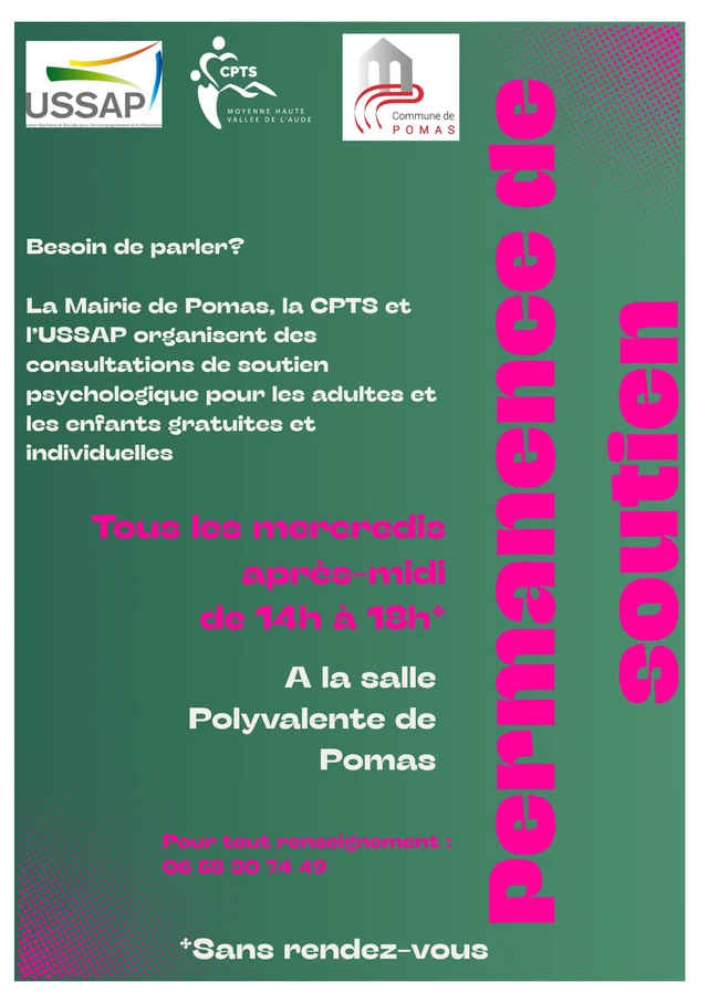 Pomas - Permanence de soutien Psy