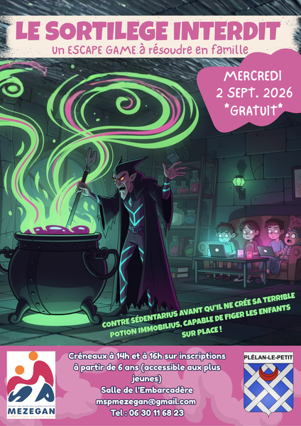 Alerte au sortilège ! Un ESCAPE GAME géant pour bouger en famille !