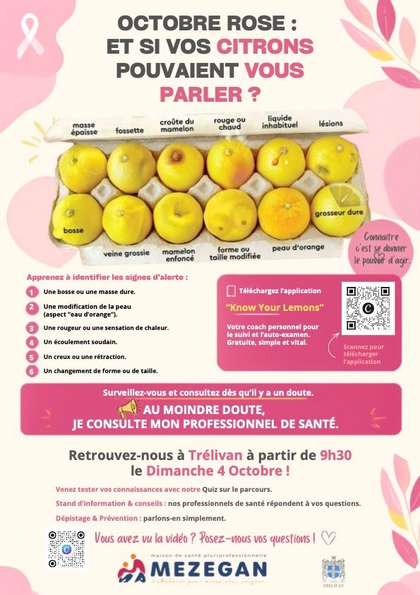 🎀 octobre Rose, et si vos citrons pouvaient vous parler ? 