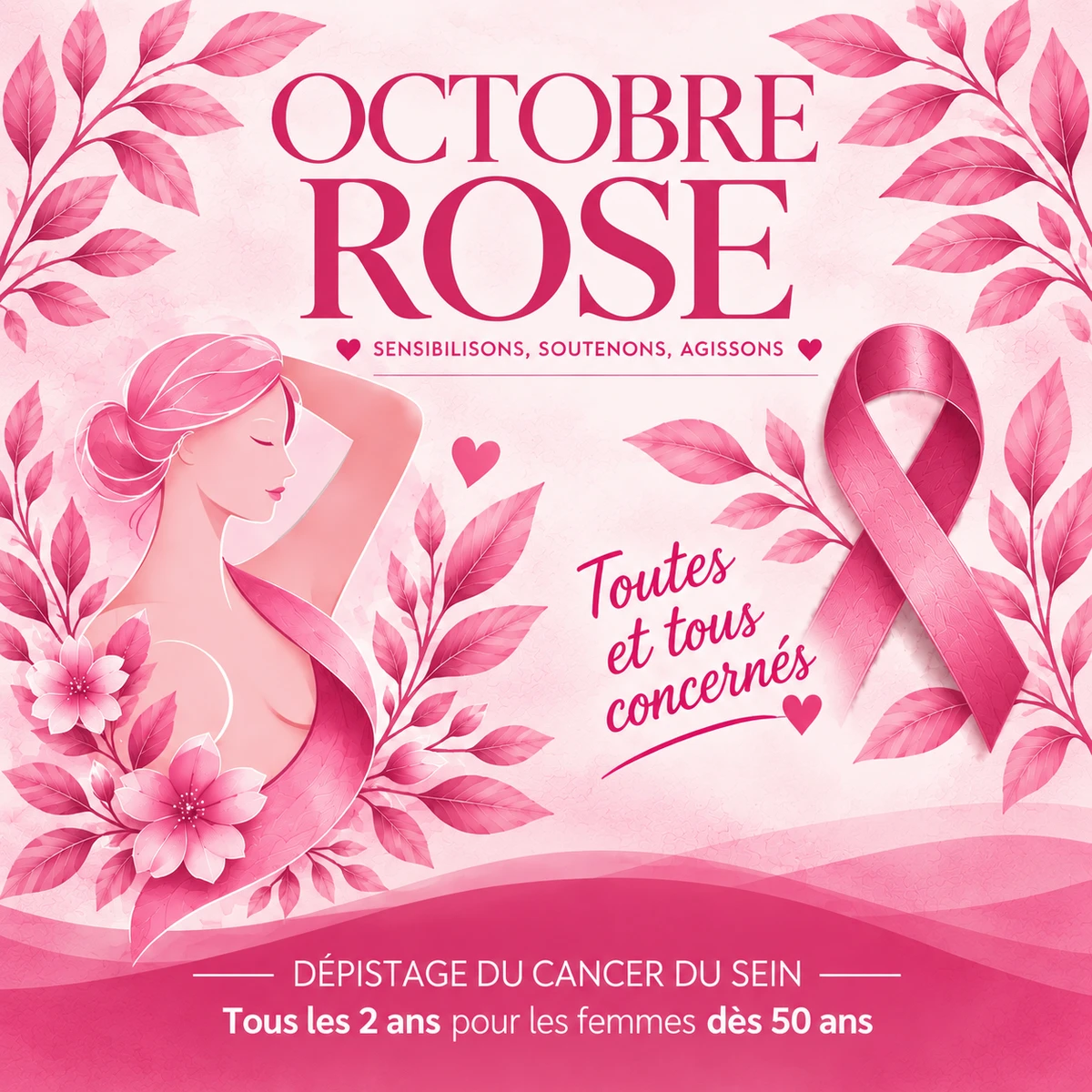 🎀 Octobre Rose : Tous mobilisés !